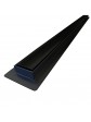 Black stainless steel linear drain 60 cm from Viega siphon - 3